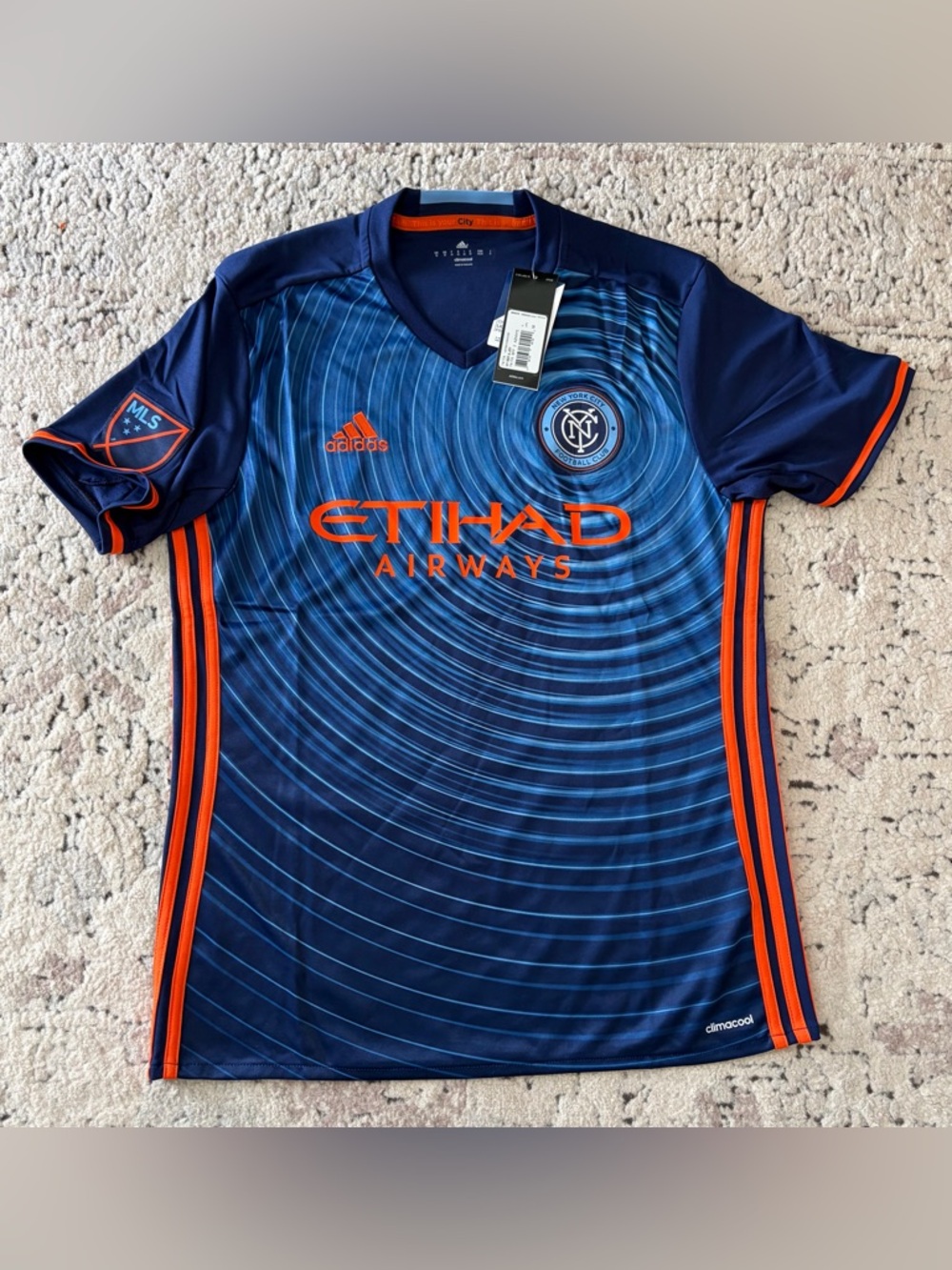 Adidas Authentic New York City FC 2016 / 2017 MLS AC0340 Jersey Men’s Sz: M